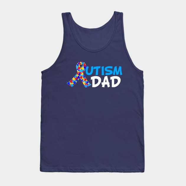 Autism Dad Tank Top by epiclovedesigns